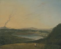 Lago d'Agnano with Vesuvius in the Distance by Richard Wilson