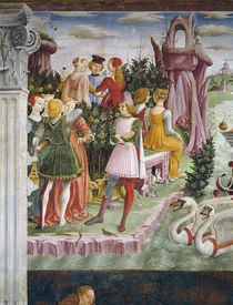 The Triumph of Venus: April from the Room of the Months by Francesco del Cossa