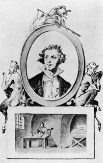 Imaginary Portrait of the Marquis de Sade c.1814-15 von French School