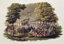 Camp Meeting of the Methodists in North America by Jacques Milbert