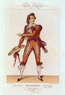 Joseph Isidore Samson in the role of Figaro in 'The Barber of Seville' by Lecurieux