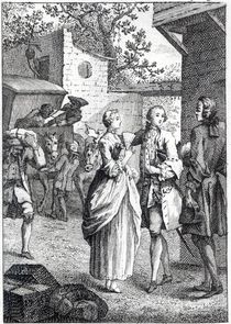 Meeting of Chevalier Des Greux and Manon von Jacques Jean Pasquier