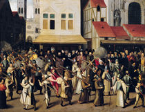Procession of the Holy League in 1590 von Francois Bunel