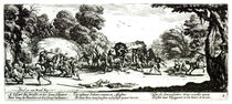 The Attack on the Stagecoach by Jacques Callot