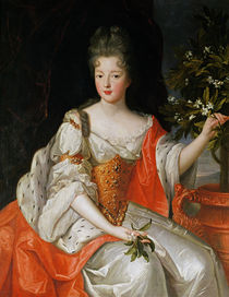 Portrait of Louise-Francoise de Bourbon late 17th century von French School