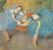 Two Dancers at Rest or, Dancers in Blue von Edgar Degas