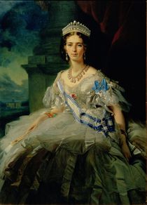 Portrait of Princess Tatiana Alexanrovna Yusupova by Franz Xaver Winterhalter