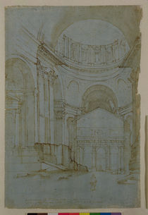 View in New St. Peter's in Rome by Giovanni Battista Naldini