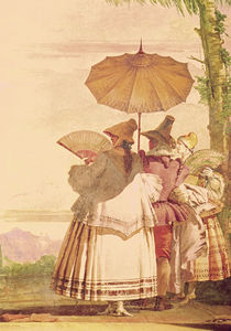 The Summer Promenade, c.1757 von Giandomenico Tiepolo