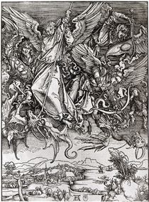 St. Michael and the Dragon by Albrecht Dürer