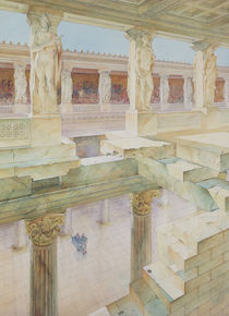 Study of a Roman Temple von Georges Paul Chedanne