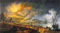 Eruption of Vesuvius in 1771 von Pierre Jacques Volaire