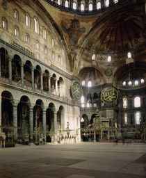 View of the nave by Byzantine School