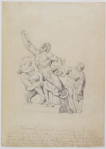 Copy of the Laocoon, for Rees's Cyclopedia von William Blake