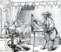 Instruments of Mathematical Precision for Executing Portraits von Albrecht Dürer