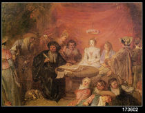 The Bride and Groom's Table by Jean Antoine Watteau