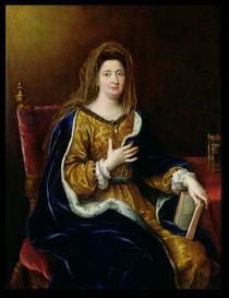 Portrait of Francoise d'Aubigne Marquise de Maintenon von Pierre Mignard