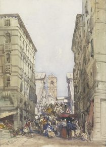 The Rialto, August 1846 by William Callow