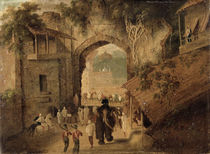 East Gateway, Patna, 1825 by Charles D'Oyly