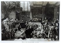 The Trial of Lord William Russell by English School