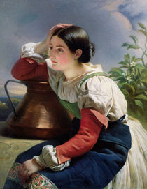 Young Italian at the Well, c.1833-34 von Franz Xaver Winterhalter