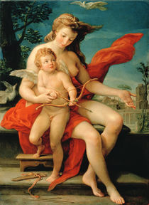 Venus and Cupid, 1785 von Pompeo Girolamo Batoni