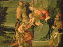 The Holy Family with St. Elizabeth and John the Baptist von Veronese