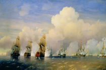 The Russo-Swedish Sea War near Kronstadt in 1790 von Aleksei Petrovich Bogolyubov