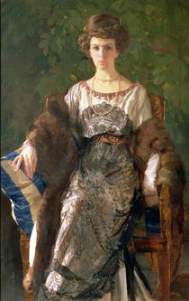 Portrait of Ewfimia Nosova von Konstantin Andreevic Somov