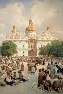 The Great Church of Kievo-Pecherskaya Lavra in Kiev by Vasili Vasilievich Vereshchagin
