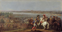 The Crossing of the Rhine, 12th June 1672 von Adam Frans Van der Meulen