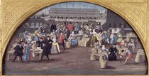 Bread and Poultry Market at Quai des Grands Augustins by French School