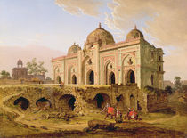 The Qal' A-l-Kuhna Masjid, Purana Qila, Delhi, c.1823 by Robert Smith