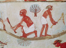 Labourer and Lumberjack at Work by Egyptian 18th Dynasty