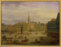 Place de L'Hotel de Ville, Cambrai, c.1780 by Antoine Francois Saint-Aubert