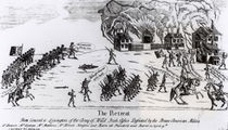The Retreat, published 1775 von American School