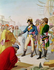 The Disembarkation of Napoleon at Alexandria in 1798 von French School