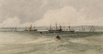 View of Sheerness by Francois Louis Thomas Francia