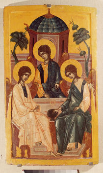 The Holy Trinity by Serbian School