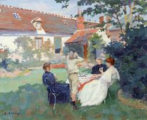Teatime by Jules Ernest Renoux