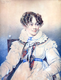 Portrait of Sophie Rostopchine Countess of Segur by Orest Adamovich Kiprensky