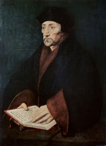 Portrait of Desiderius Erasmus of Rotterdam by Hans Holbein the Younger