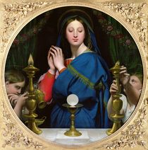 The Virgin of the Host, 1854 von Jean Auguste Dominique Ingres