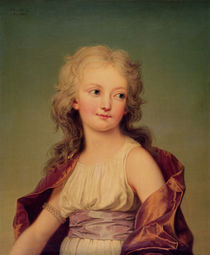 Portrait of Marie-Therese Charlotte of France Duchess of Angouleme von Adolf Ulrich Wertmuller