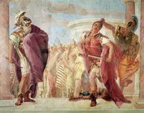 Minerva Preventing Achilles from Killing Agamemnon von Giovanni Battista Tiepolo