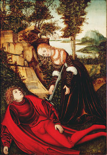 Pyramus and Thisbe by Lucas, the Elder Cranach