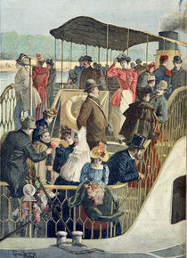 Parisians Returning from the Countryside by French School