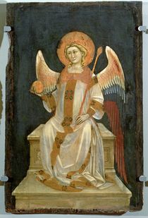 Angel Seated on a Throne, the Orb in one hand von Ridolfo di Arpo Guariento