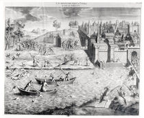 The Massacre of the Huguenots at Tours in 1562 by French School