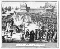 Method of Burning those Condemned by the Inquisition by Flemish School